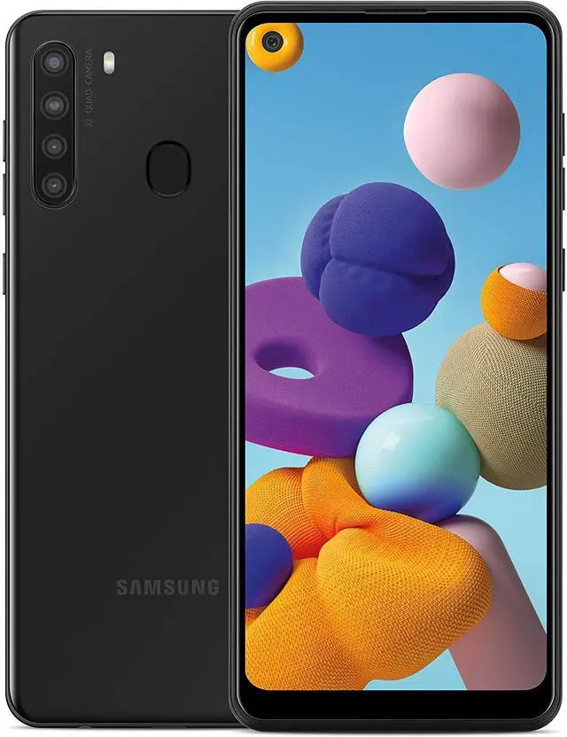 Main image of Samsung Galaxy A21 A215U (Fully Unlocked) 32GB Black (Grade A+)