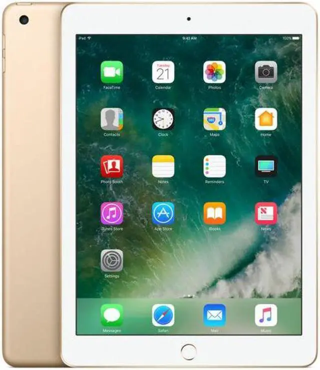 Alt view image 2 of 2 - Apple iPad 5th Gen A1823 (WiFi + Cellular Unlocked) 128GB Gold (Grade B)