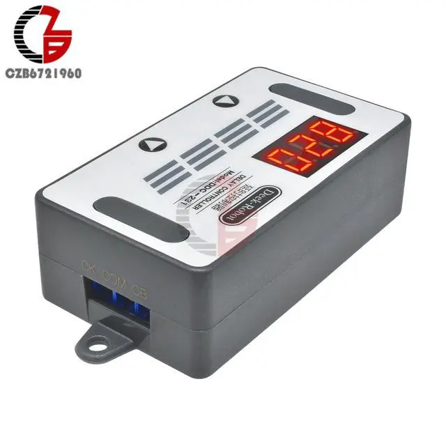 Alt view image 4 of 6 - Programmable LED Digital PLC Time Delay Relay Trigger Timing Relay Timer Control Switch PNP Isolated Relay with Buzzer Alarm
