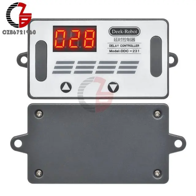 Alt view image 6 of 6 - Programmable LED Digital PLC Time Delay Relay Trigger Timing Relay Timer Control Switch PNP Isolated Relay with Buzzer Alarm
