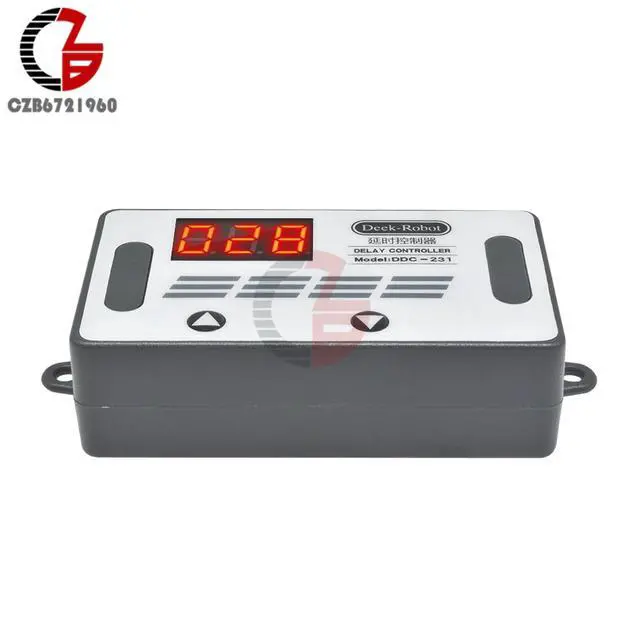 Alt view image 2 of 6 - Programmable LED Digital PLC Time Delay Relay Trigger Timing Relay Timer Control Switch PNP Isolated Relay with Buzzer Alarm