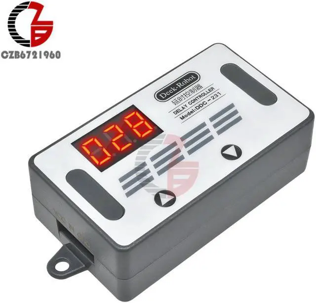 Main image of Programmable LED Digital PLC Time Delay Relay Trigger Timing Relay Timer Control Switch PNP Isolated Relay with Buzzer Alarm