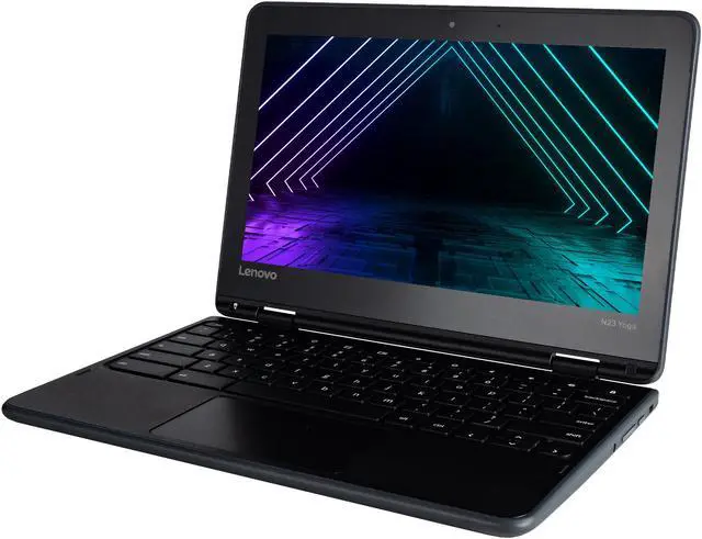 Alt view image 3 of 5 - Lenovo N23 Chromebook 11.6-inch High Definition Display, Intel Dual Core Processor, 4GB Memory, 16GB eMMc, Bluetooth, WiFi, Webcam, HDMI (Grade B)