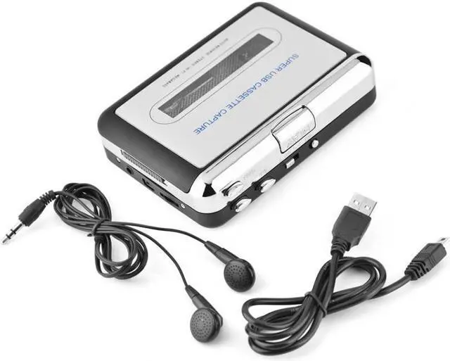 Alt view image 5 of 5 - New USB cassette capture Player,Tape to PC, Super Portable USB Cassette-to-MP3 Converter Capture