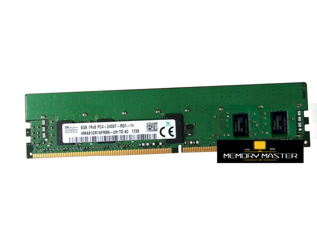 Hynix 16GB DDR4 ECC UDIMM Server Memory - 2400MHz, PC4-19200, 2Rx8, Lifetime Warranty