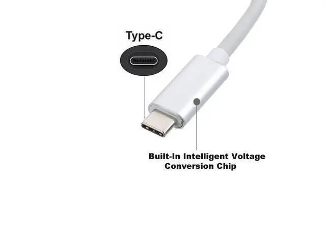 Alt view image 3 of 7 - USB C Type C to Magsafe 2 T-Tip Power Adapter PD Charger Cable for Apple Macbook Air A1465 A1466 11-inch 13-inch Apple Macbook Air 2012 New Model A1435 A1465 A1436 A1466