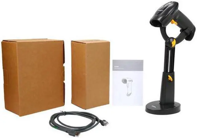 Alt view image 7 of 7 - Zebra (Motorola) Symbol LS4208-SBZU0100SR Handheld Bar Code Reader (Black) - Includes USB Cable, Intellistand