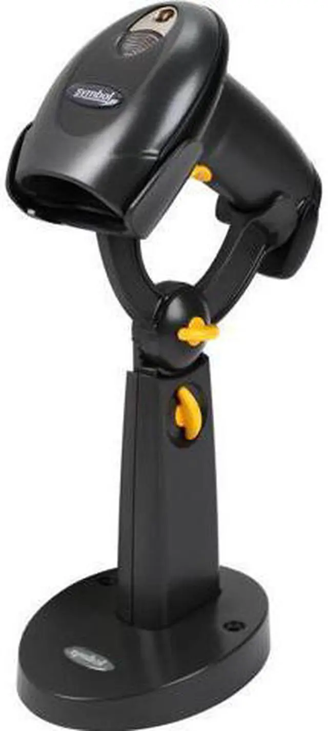 Main image of Zebra (Motorola) Symbol LS4208-SBZU0100SR Handheld Bar Code Reader (Black) - Includes USB Cable, Intellistand