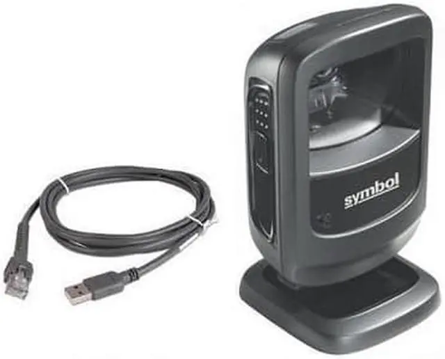 Main image of DS9208 Desktop 2D/1D Barcode Scanner, Handsfree Automatic Reader, USB Cable Included