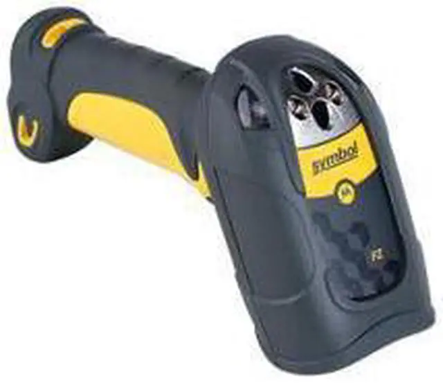 Alt view image 3 of 3 - Symbol LS3578 Series barcode scanner LS3578-FZ Barcode Scanner (Yellow) - USB Kit with Base