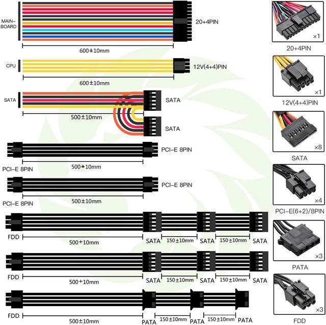 GameMax GM500 PSU 500W 80PLUS Bronze, Semi-Modular, Single Rail, 34A + –  Repair Works