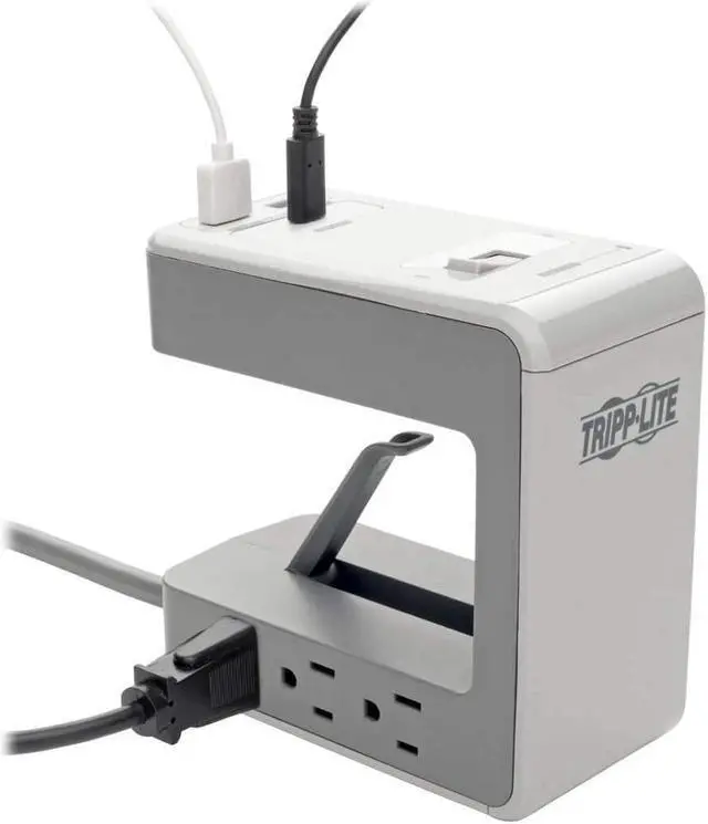 Alt view image 16 of 20 - TRIPP LITE TLP648USBC 8.0 Feet 6 Outlets 1080 Joules Surge Protector