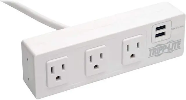 Alt view image 10 of 20 - 3-Outlet Surge Protector 2 por