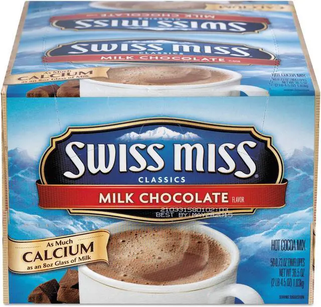 Alt view image 4 of 9 - Hot Cocoa Mix, Regular, 0.73 oz. Packets,50 Packets/Box