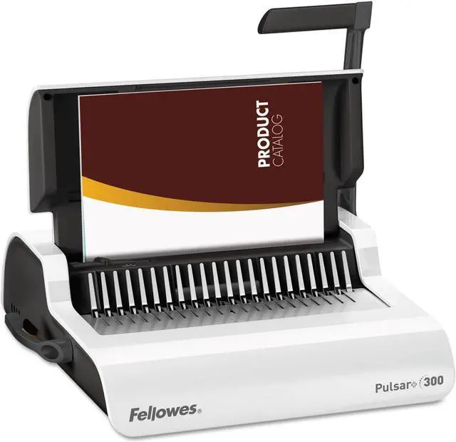 Alt view image 3 of 13 - Fellowes Inc. Pulsar Manual Comb Binding System, White Pulsar Manual Comb Binding System