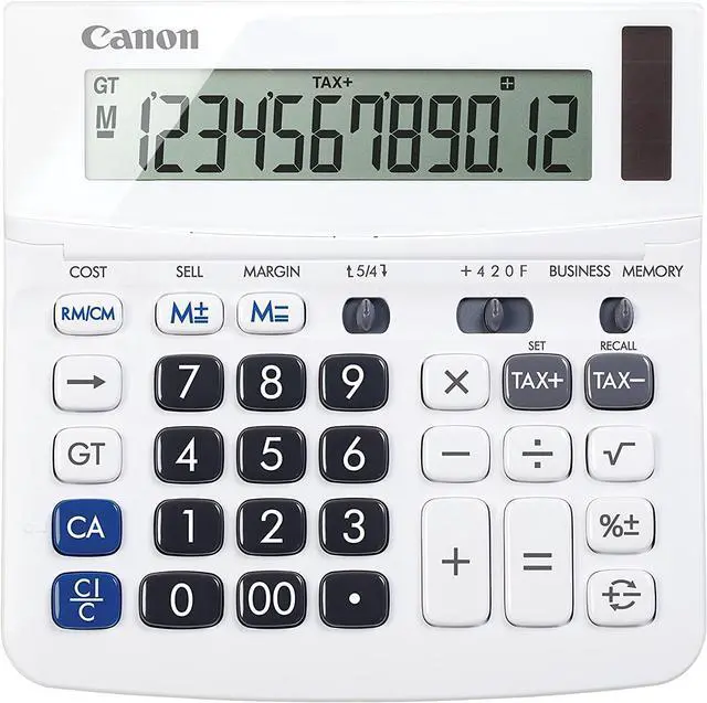 Alt view image 16 of 20 - Canon TX-220TSII Portable Display Calculator 12-Digit LCD 0633C001