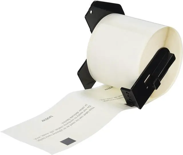 Alt view image 8 of 14 - Brother DK1234 Brother Name Badge Label - 2.36" Width x 3.39" Length - Rectangle - Direct Thermal - White - Paper - 260 Label