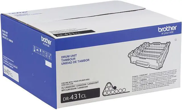 Alt view image 10 of 20 - Brother DR431CL 30000 Page-Yield Black