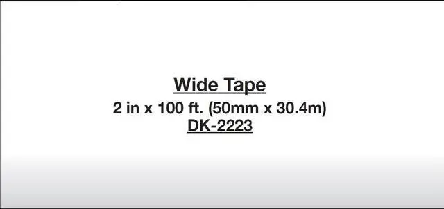 Alt view image 6 of 10 - BROTHER DK2223 PAPER LABEL