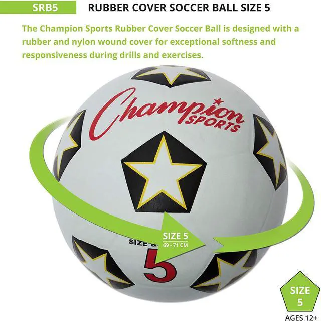 Alt view image 7 of 11 - CHAMPION SPORTS CHAMPION SOCCER BALL NO 5