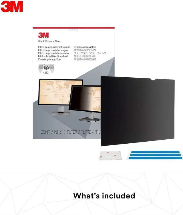 Alt view image 6 of 12 - 3M - OPTICAL SYSTEMS DIVISION PF290W2B PRIVACY FILTER 29IN WS UNFRAMED