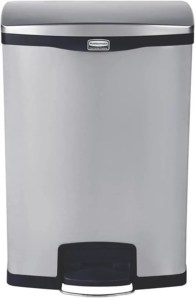 Alt view image 8 of 14 - Rubbermaid Commercial Slim Jim Waste Container 1901999