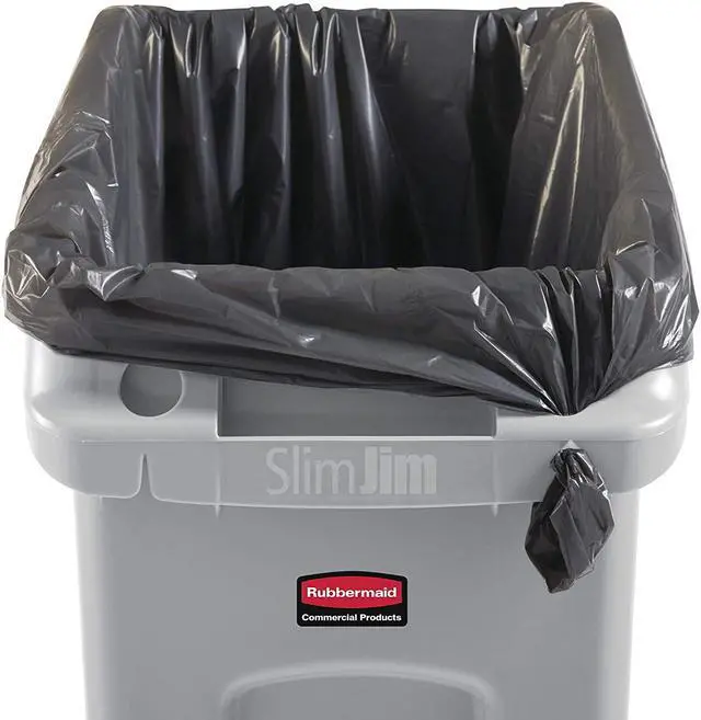 Alt view image 5 of 14 - Slim Jim Under-Counter Container, 23 gal, Polyethylene, Gray