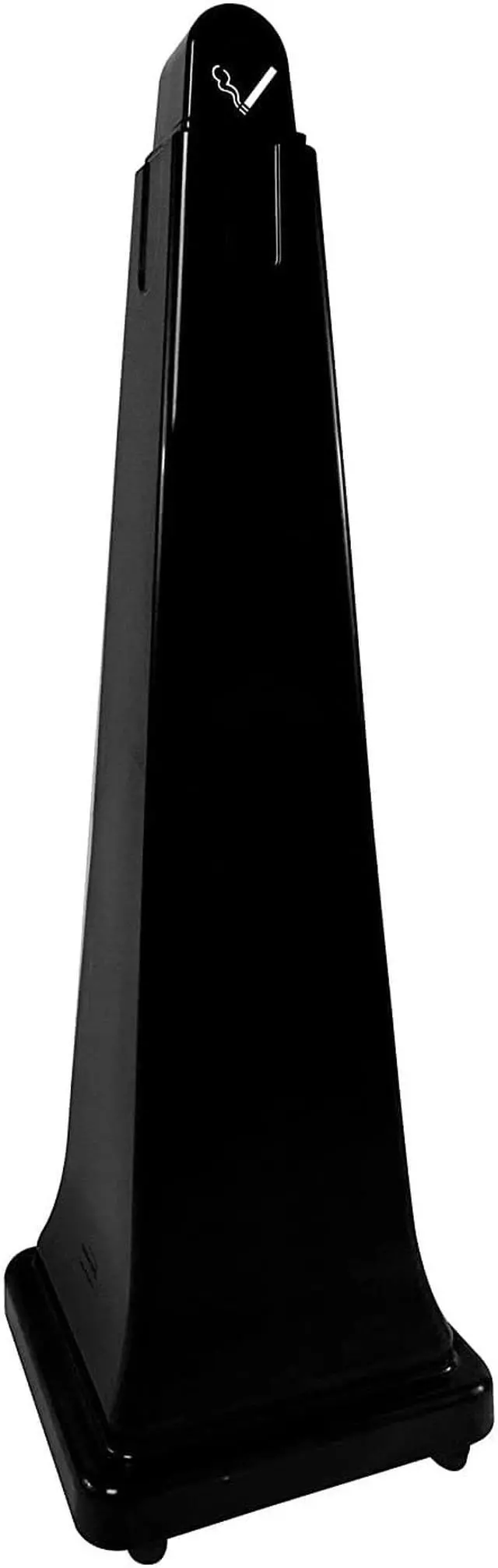 Alt view image 5 of 15 - Rubbermaid - FG257088BLA - 1 gal Cigarette Receptacle, 39 1/2 in Height, 12 1/4 in Base Dia., Plastic, Black