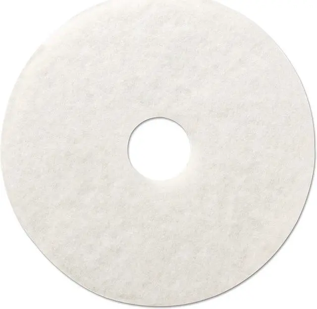 Alt view image 5 of 5 - Boardwalk PAD 4016 WHI BWK4016WHI Standard 16" Diameter Polishing Floor Pads, White (Pack of 5)