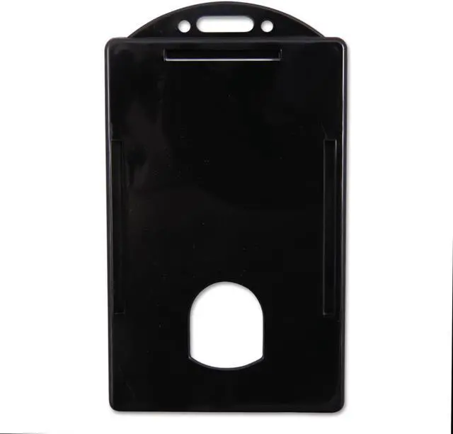 Alt view image 14 of 16 - Baumgartens ID Card Holders Vertical 3-3/8"x2-1/8" 25/PK Black 68320