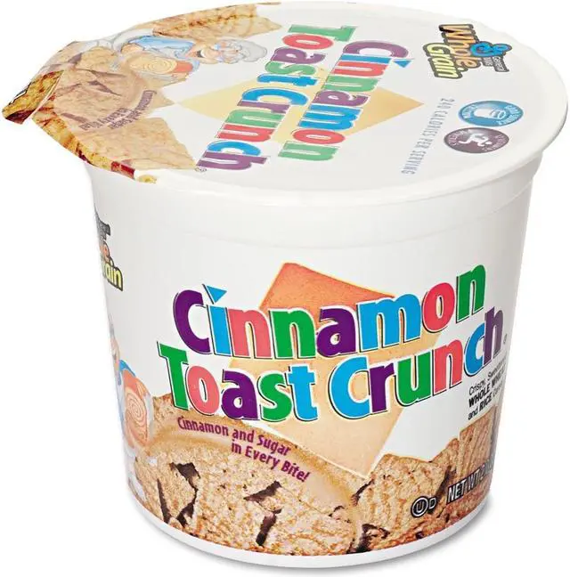 Alt view image 3 of 6 - General Mills GEM13897 Cinnamon Toast Crunch Cereal, Single-Serve 2.0 oz. Cup, 6 / Pack
