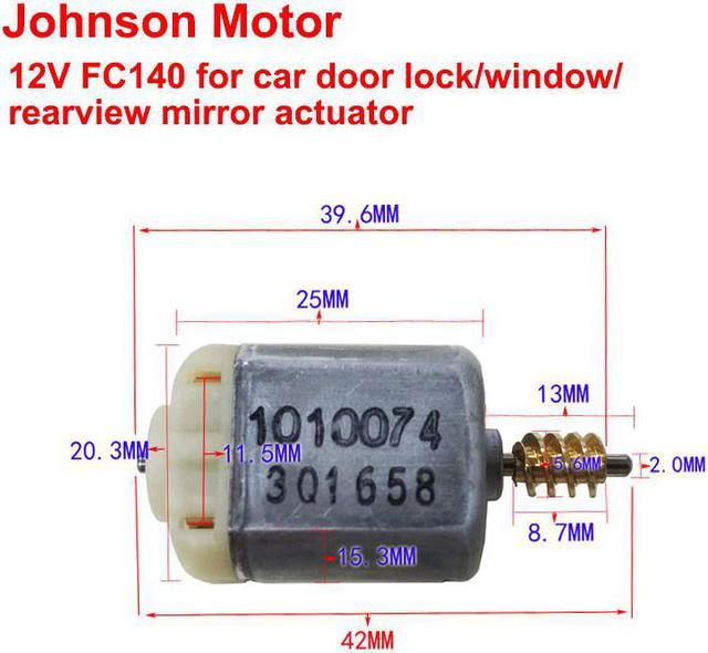 6-12V D36mm - SD3.2mm DC Motor - Johnson