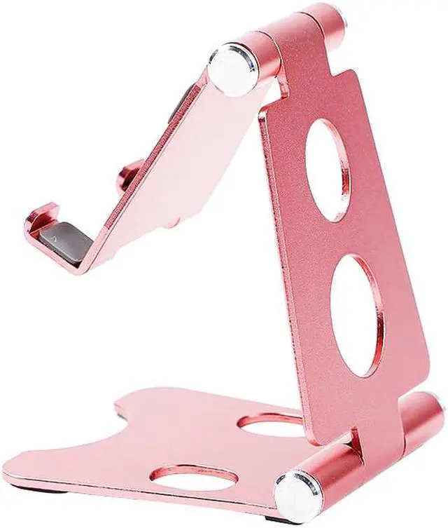 Alt view image 2 of 12 - Tablet Stand Adjustable Folding Phone Desktop Portable Aluminum Alloy Mobile Phone Tablet for 3-9.7 inch mobile phone/tablet