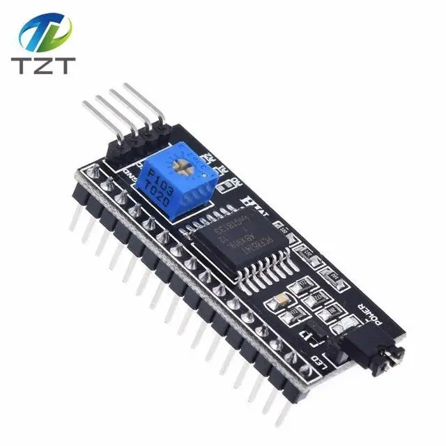 Alt view image 5 of 12 - IIC I2C TWI SPI Serial Interface Board Port For Arduino 1602 2004 LCD LCD1602 Adapter Plate LCD Adapter Converter Module PCF8574