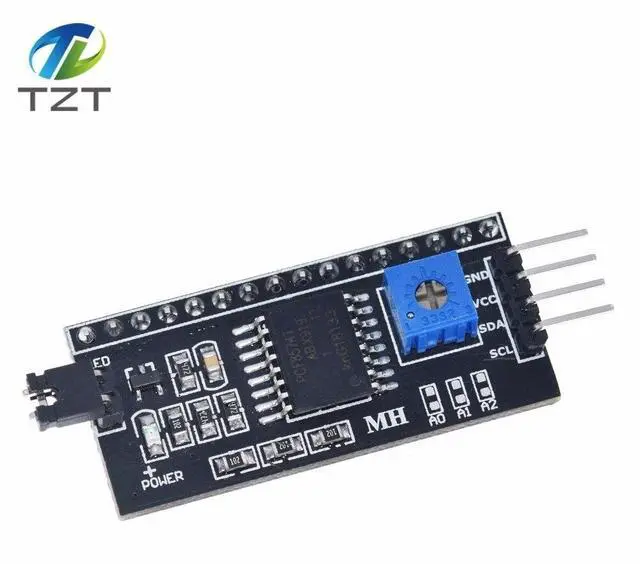 Alt view image 4 of 12 - IIC I2C TWI SPI Serial Interface Board Port For Arduino 1602 2004 LCD LCD1602 Adapter Plate LCD Adapter Converter Module PCF8574