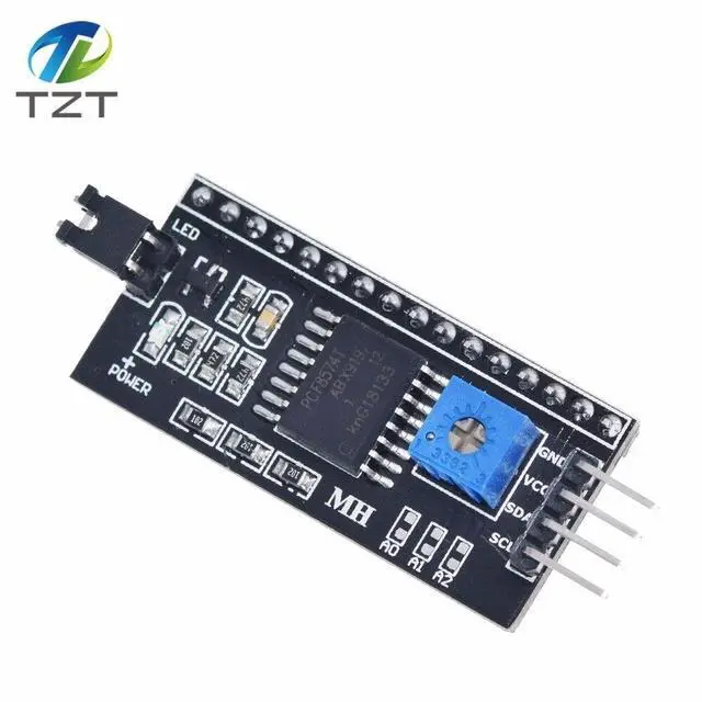 Alt view image 6 of 12 - IIC I2C TWI SPI Serial Interface Board Port For Arduino 1602 2004 LCD LCD1602 Adapter Plate LCD Adapter Converter Module PCF8574