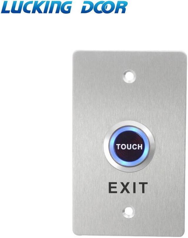 Stainless Steel Push to Exit Lock Release Button, Door Access