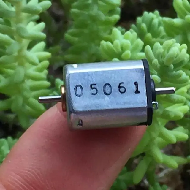 Main image of Metal Brush Micro DC Motor DC 3-6V Double Shaft Precision Small Motor Silent Fast Speed Shaft Diameter 1mm 14600-29000 rpm