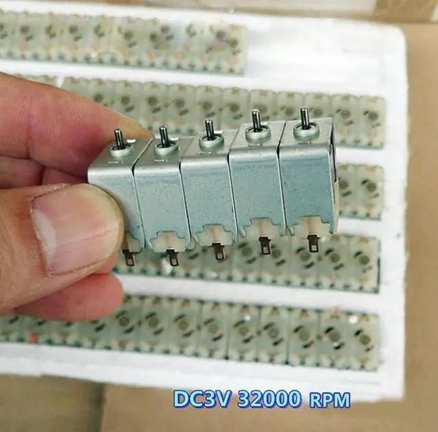 Alt view image 6 of 6 - Wanbao 030SA motor DC3V 32000 rpm,high speed carbon brush motor,strong magnetic high torque micro motor