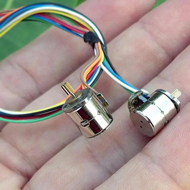 Alt view image 5 of 6 - 1Correct 4 Wire 2 Phase Miniature stepper motor micro stepping motor (diameter:8 mm ,Height:8.2 mm)