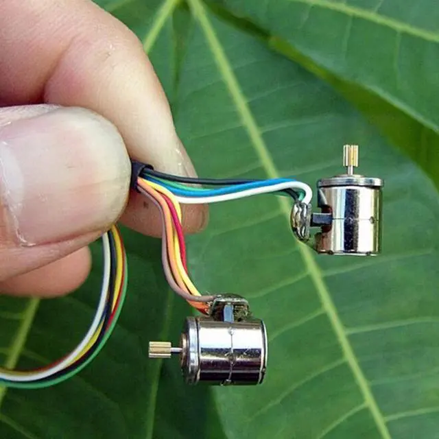 Alt view image 4 of 6 - 1Correct 4 Wire 2 Phase Miniature stepper motor micro stepping motor (diameter:8 mm ,Height:8.2 mm)