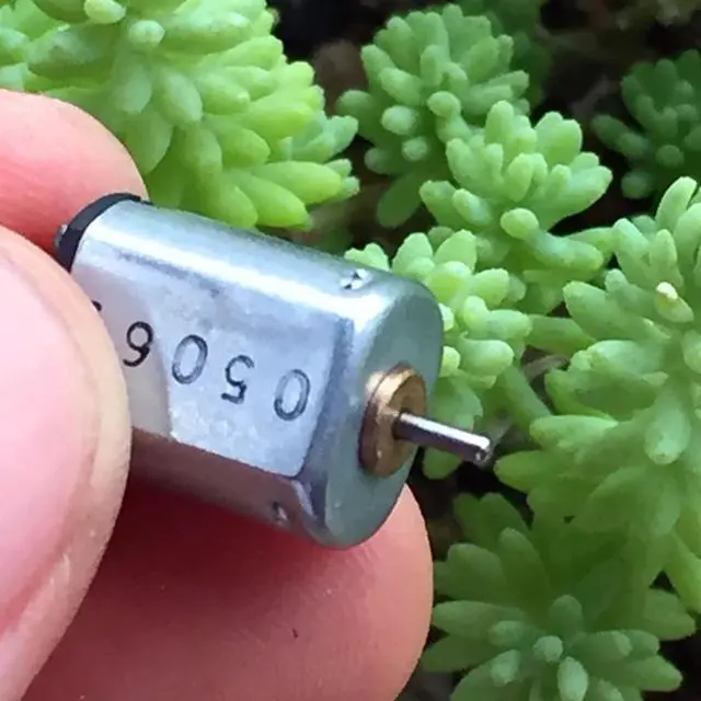 Alt view image 3 of 6 - Metal Brush Micro DC Motor DC 3-6V Double Shaft Precision Small Motor Silent Fast Speed Shaft Diameter 1mm 14600-29000 rpm