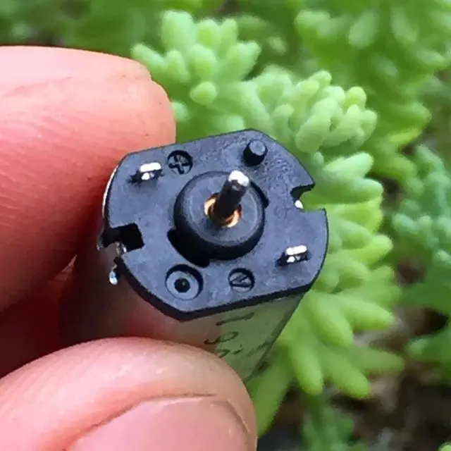 Alt view image 5 of 6 - Metal Brush Micro DC Motor DC 3-6V Double Shaft Precision Small Motor Silent Fast Speed Shaft Diameter 1mm 14600-29000 rpm