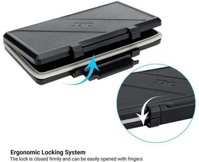 Alt view image 5 of 7 - 4 Slot M.2 2280 Case M.2 SSD Holder Storage M.2 Drive Storage M.2 2280 SSD Card Case Water-Resistant and Shockproof
