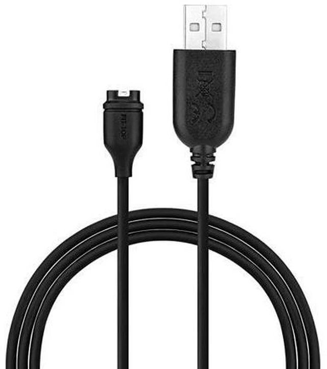 Alt view image 4 of 5 - for Garmin Instinct Charger2PACK Charging Clip Sync Data Cable and 2Pcs HD Tempered Glass Screen Protector and 8Pcs Charger Port Protector for Garmin Instinct Smart Watch