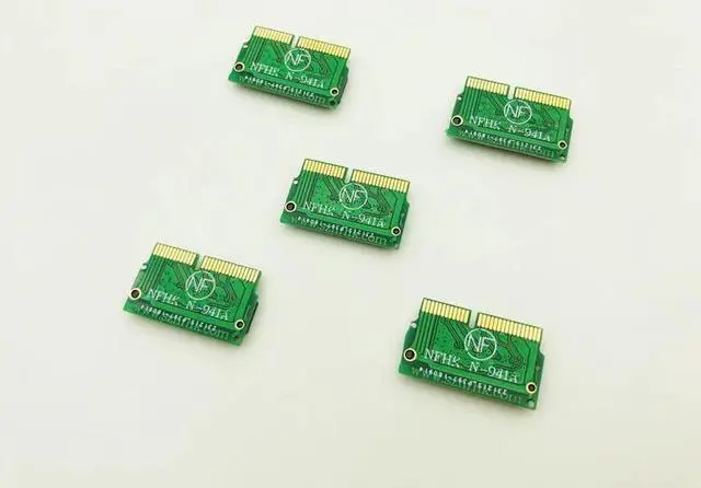 Alt view image 6 of 6 - 5PCS M key M.2 PCI-e AHCI SSD Adapter Card for 2013 2014 2015 MACBOOK Air A1465 A1466 Pro A1398 A1502 A1419 NGFF to MD711 MD712