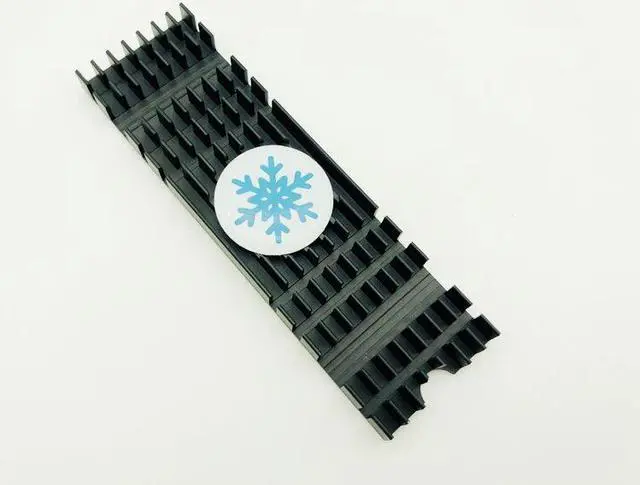 Alt view image 3 of 6 - 5PCS N80 NVME NGFF M.2 2280 PCIE SSD Heatsink Passive Cooling Cooler Aluminum Heat Sink Thermal Pad Heat Dissipation Radiator