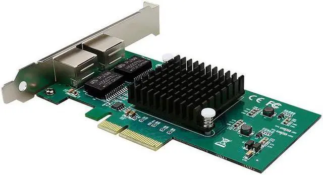 Alt view image 3 of 3 - RJ45  RJ-45 Dual port 82576 PCI Express  Gigabit Ethernet Server Adapter PCI-E Gigabit Ethernet  E1G42ET adaptador