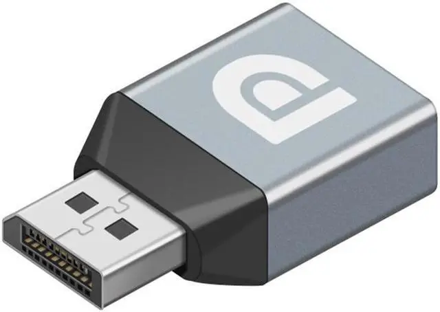 Alt view image 3 of 6 - HD DP Video Converter DP1.4 To DP Female Mini DP Adapter Support 8K@60Hz For Laptop Computer Monitor Home Projector