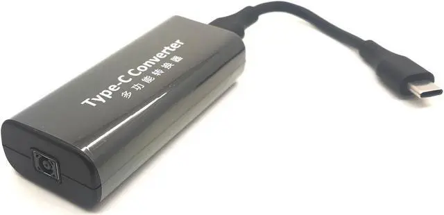 Alt view image 2 of 4 - Laptop Power Jack Connector Dc Adapter Converter 4.5*3.0mm Female to USB Type C Plug for Macbook Hp Lenovo Type-C Charger